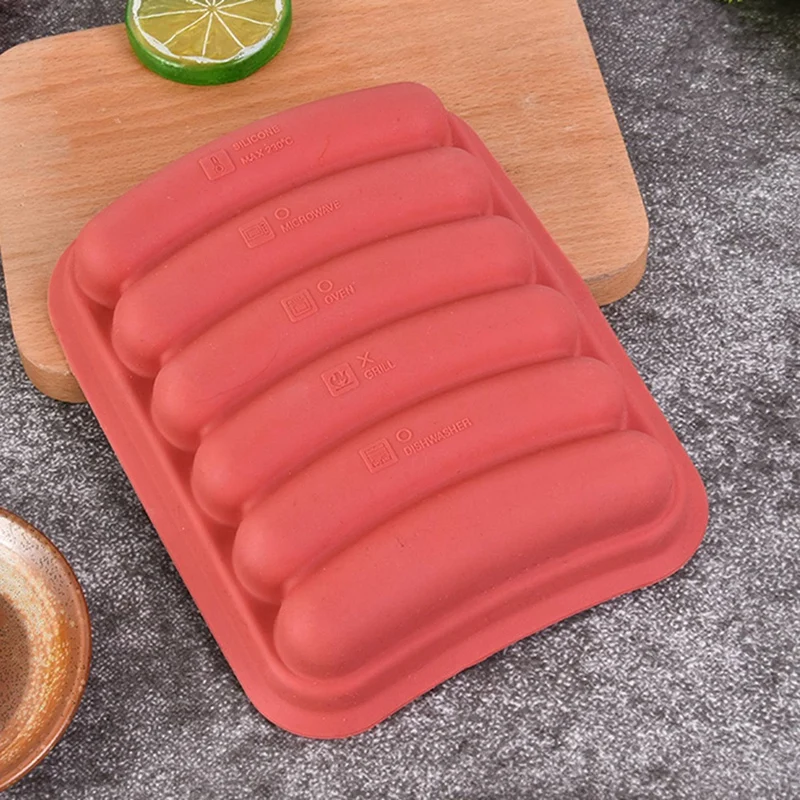 Silicone Hot Dog Mould DIY Hot Dog Box Silicone Sausage Mould Egg Sausage Mould Food Supplement Tool Ham Box