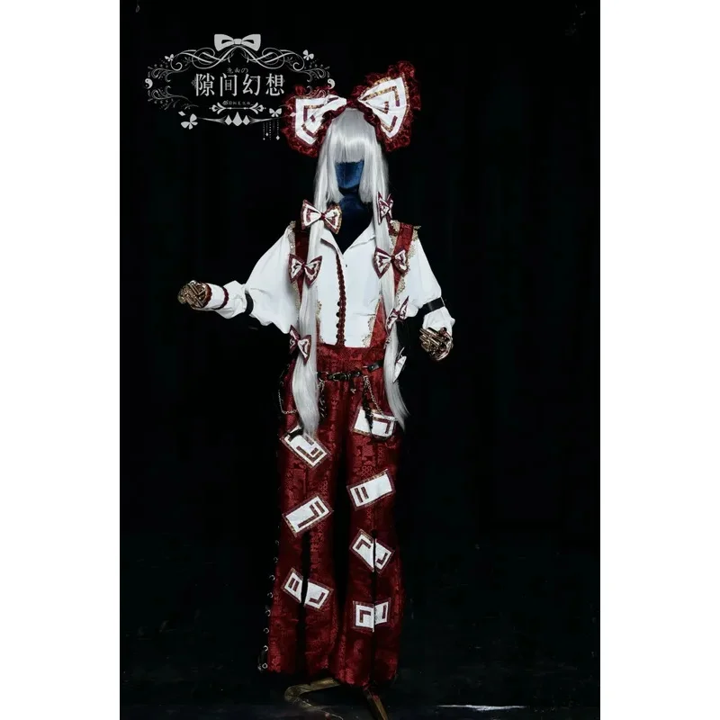 

Новый Mooyiyi cos Fujiwara no Mokou Косплей Костюм Хэллоуин Рождество Ролевая вечеринка Комикс Платье Новый проект по индивидуальному заказу