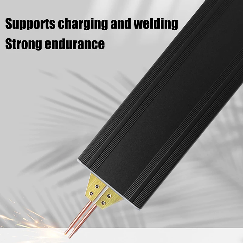 เครื่องเชื่อมแบบพกพาชนิดมือถือสำหรับเชื่อมแบตเตอรี่ลิเธียม 18650 หัวเชื่อมทองแดงออกไซด์อะลูมิเนียม