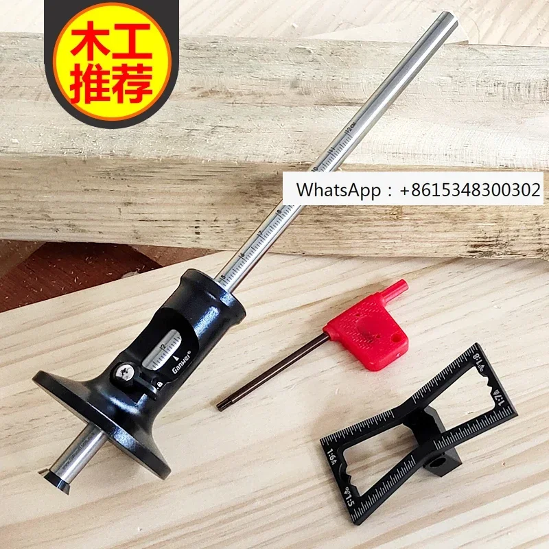 Scriber, Woodworking Dovetail, Hard Alloy Blade, Line Drawing Gauge, Adjustable Depth Measurement, Parallel Scribe