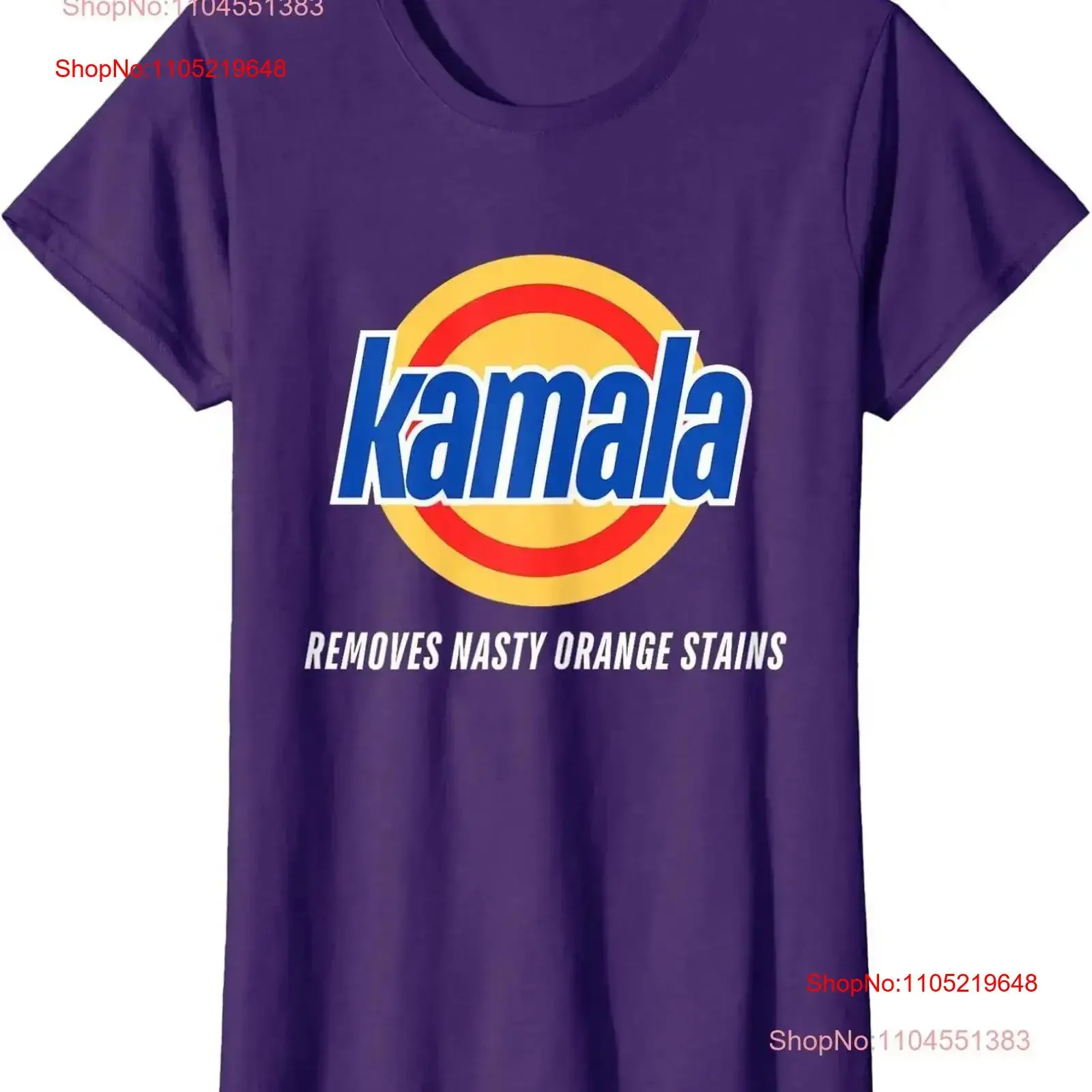 

Женская футболка с круглым вырезом и забавным принтом «Камала удаляет неприглядные оранжевые пятна», винтажная, с эффектом потертости, повседневная, мягкая, для ежедневной носки