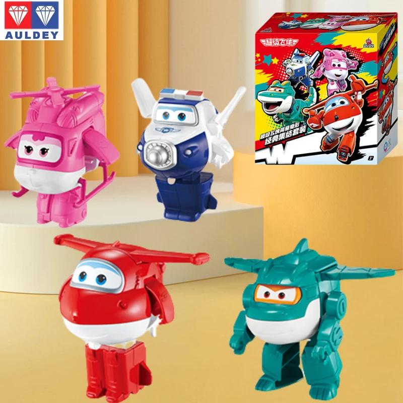 ​ Auldey Super Wings Jett & Tino Transforming Toys – klassisches Easy Transformation Combiner Set (Geschenk für Kinder) ​ ​ ​ Übersetzungsskript