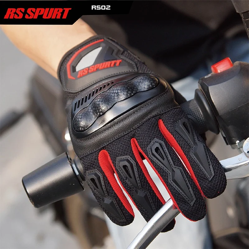 

Motorcycle Summer Riding Gloves Men's Anti-fall Wear Resistant Motorcycle Racing Breathable Non-slip Touch Screen Gloves