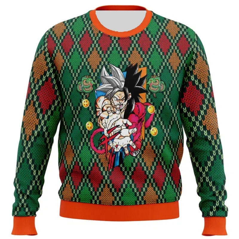 

Dragon Ball Wukong Men's Sports Shirt 3D Printed Dragon Ball Pattern Hoodie Warm Casual Top Anime Dragon Ball Warm Clothing