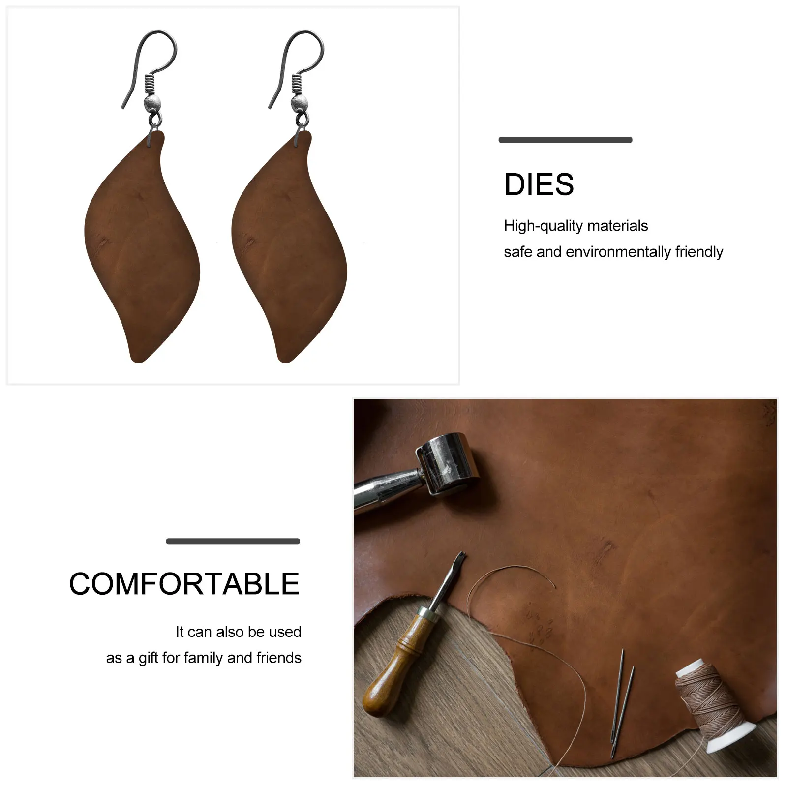 

1 set Metal Carbon Steel Knife Mold Cutting Dies for Fabric Paper Cardstock DIY Crafts Earring Tools Storage Containers