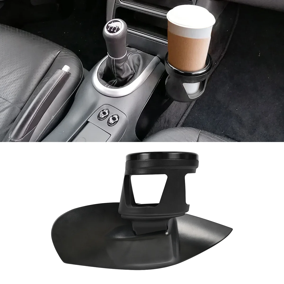 

LHD Car Center Console Water Armrest Cup Drink Holder Auto Interior Replacement for Porsche Boxster 986 911 996 1997-2004