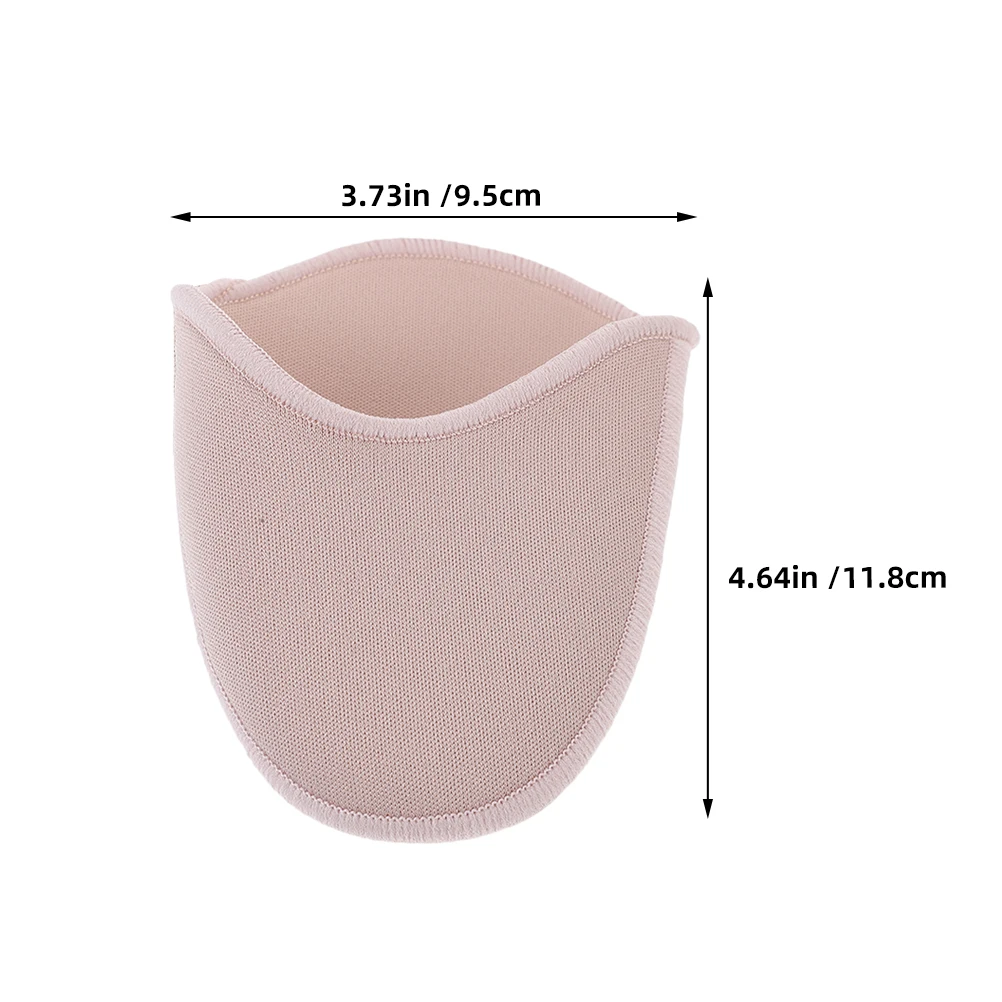 2 paia Protezioni per le dita dei piedi Morbide antiscivolo Traspiranti Doppio strato Donne Balletto Danza Cuscinetti per le dita Coperture Cura del piede Solette Cucito fai da te
