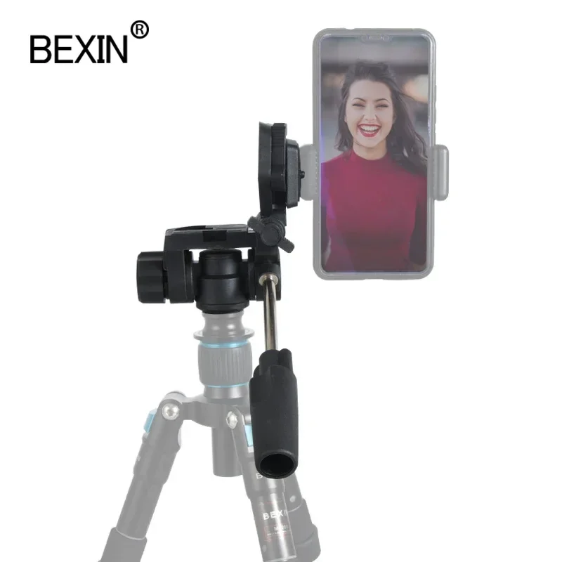 Cabeça de fluido hidráulico universal para câmera DSLR, cabeça panorâmica do tripé, 360 graus giratória, placa de liberação rápida, monopé, FH6, FH8
