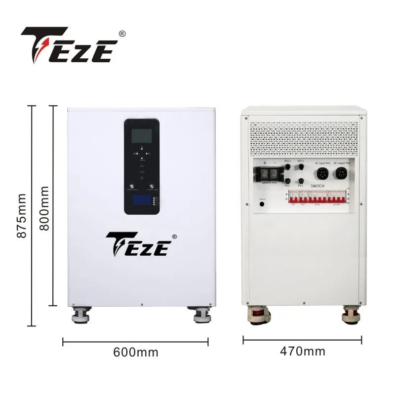 Three-Phase AC380V 20KWh 15KWh 48V Powerwall LifePo4 Battery 51V 2-IN-1 Solar Energy Storage System Built-in Inverter 10KW Power