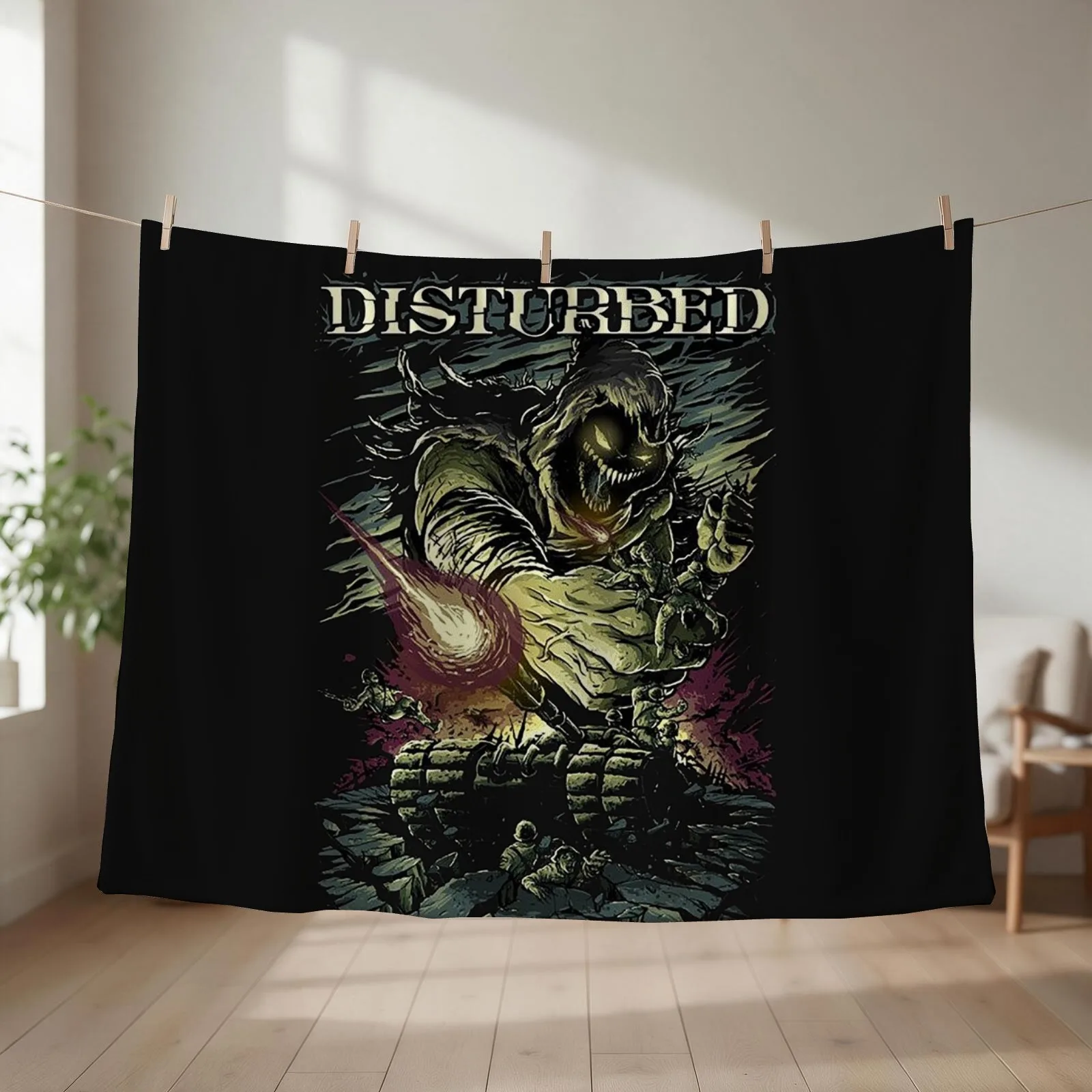 BEST LOGO DISTURBED Throw Blanket blankets and throws Soft Beds Comforter Softest Blankets