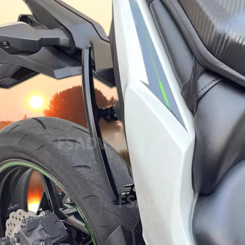 لكاواساكي Z650 Z 650 Ninja650 Ninja-650 2017-2023 دراجة نارية الخلفية انتزاع القضبان المقعد الخلفي بيلايون الركاب انتزاع السكك الحديدية مقبض