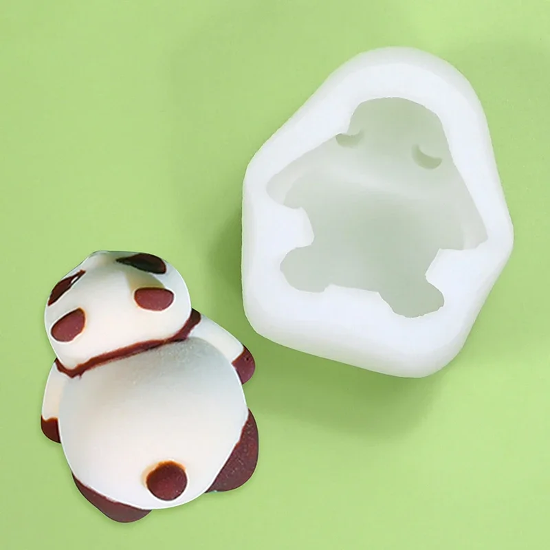 Cute Panda Milk Pudding Silicone Mold Mold Cute Cartoon Jelly Cake Cake Mold Cake Decoration Baking Bakery Tool Dessert Tools