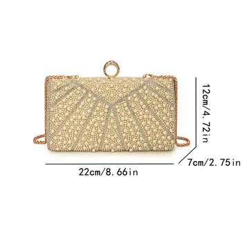 8 best sales Perlen-Abendtasche - №5