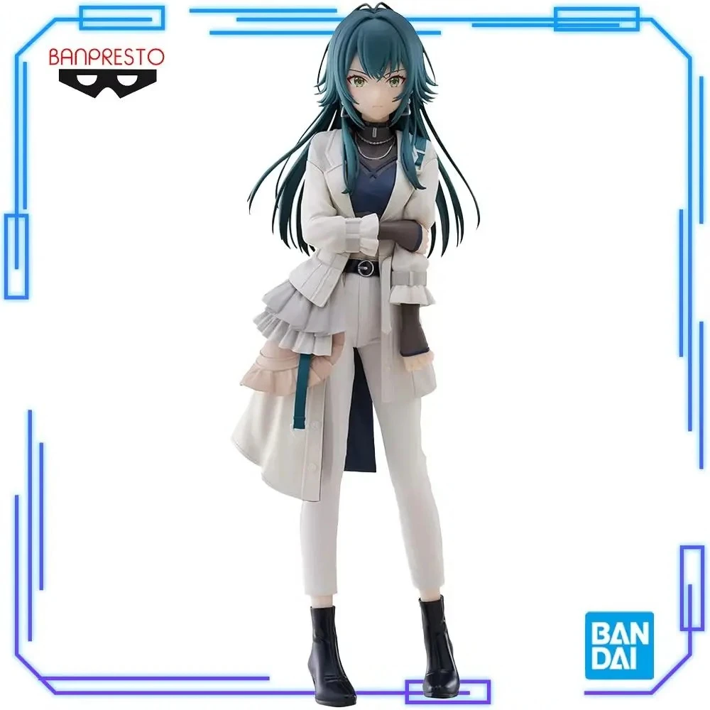 

В наличии Bandai, оригинальная аниме Banpresto Gakuen IDOLM @ STER Tsukimura Temari Espresto, стильная поза, 22 см, модель игрушки, фигурки