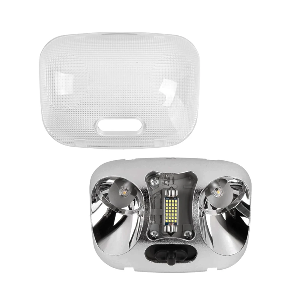 Interior Headlight Lens Dome Light F67Z-13783-AA  For Ford For Ranger 96-04 Overhead Dome Map Light Lamp Lens Bulb Cover