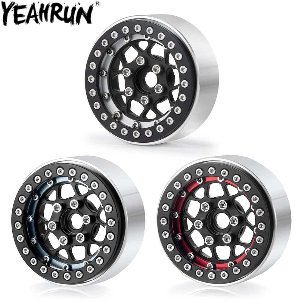 

YEAHRUN металлический 1,9 дюймовый Beadlock Колесные диски колесные втулки для Axial SCX10 CC01 F350 D90 90034 TRX4 TRX6 1/10 RC гусеничные Автомобили Запчасти