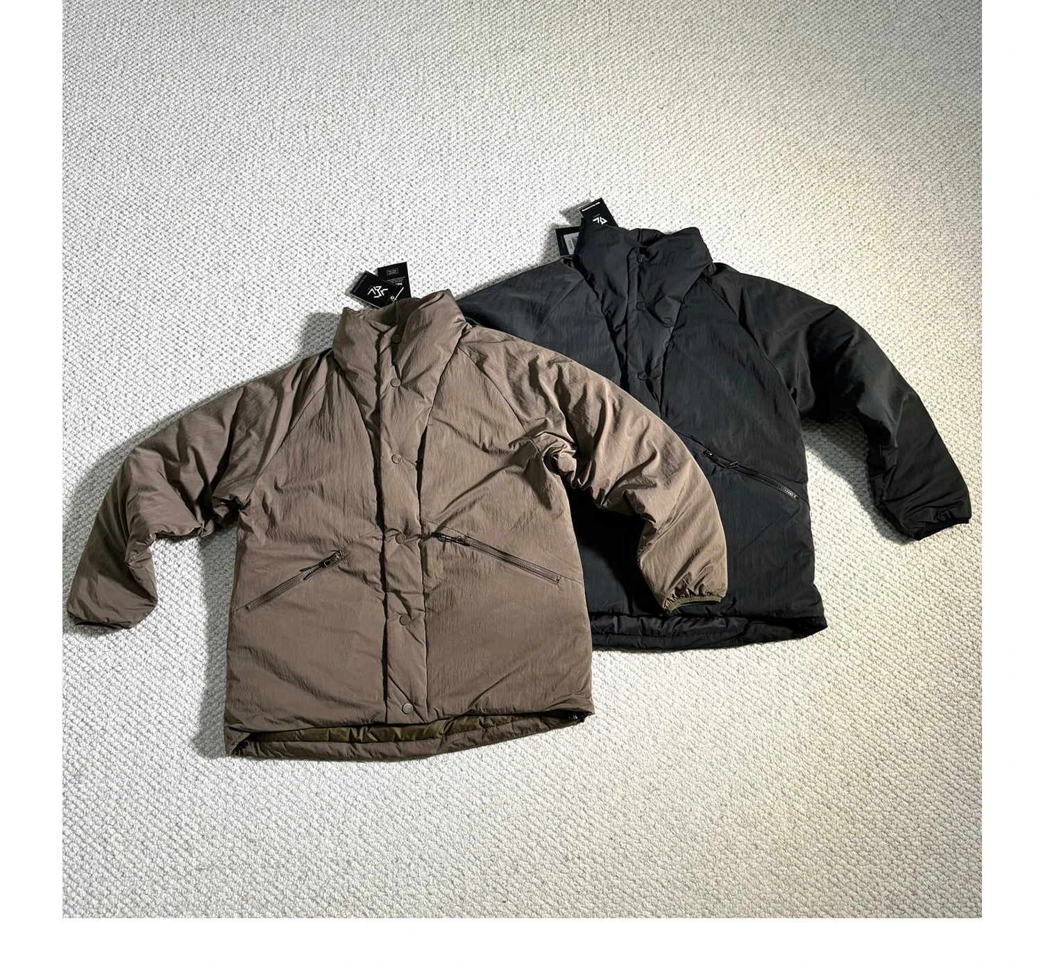 White Mountaineering × Taion Japanese Daoist robe down jacket