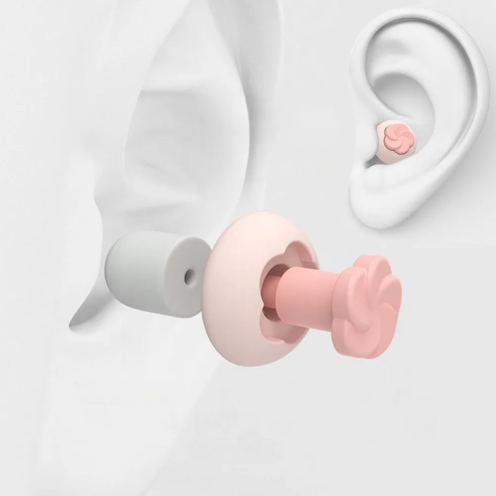 New Silicone Sleep Noise Reduction Earplug Travel Ear Protection Concert Earplugs Reduce Disturbances Slow Rebound Ear Protector
