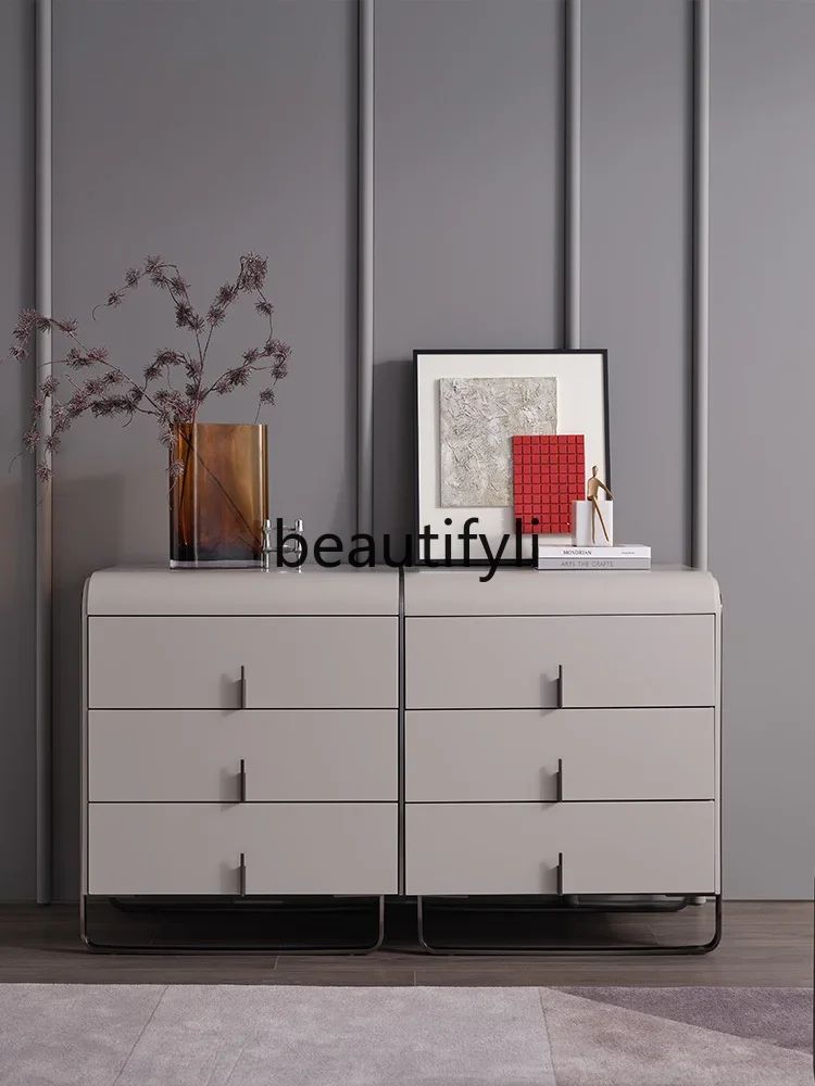 

ls 42Italian minimalist restaurant side cabinet Modern minimalist light luxury side cabinet Locker