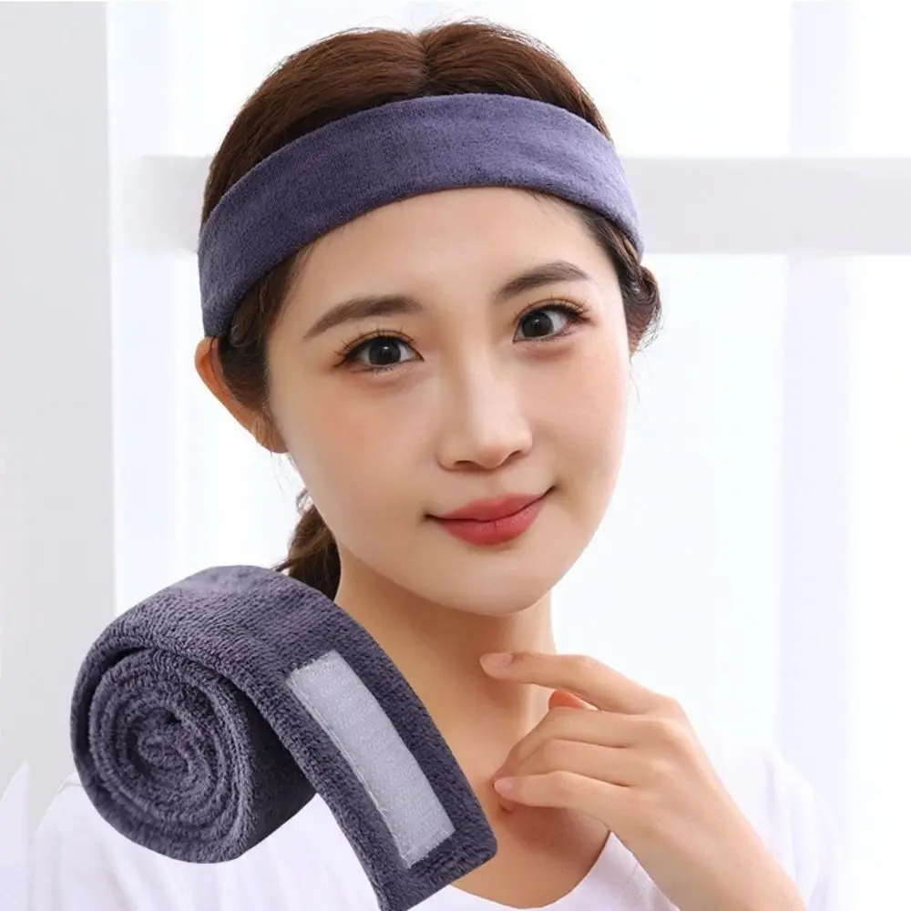 

3Pcs Absorb Water Perm Facial Headband Wide Hairband Salon Towel Make Up Wrap Head Cloth Styling Tools Soft Adjustable Towel