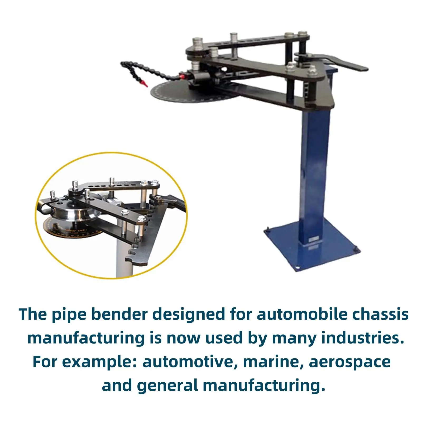 ثني الأنبوب والأنابيب، رأس ثني الأنبوب والأنبوب، 0-120 °     الانحناء زاوية دليل ثني الأنابيب الجسم الرئيسي، استبدال أنبوب الأنابيب