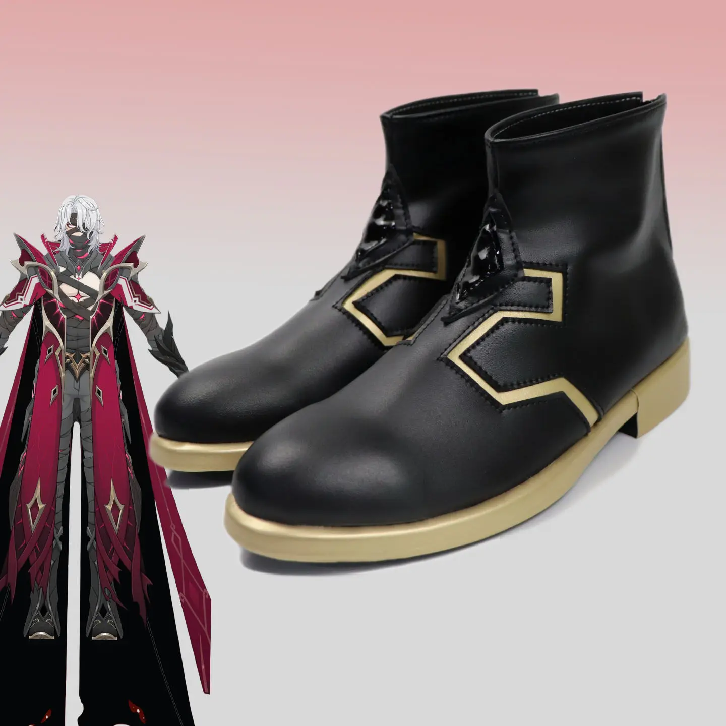 Genshin Impact Rerir The Moon Hunter Cosplay Shoes for Men/Women Halloween