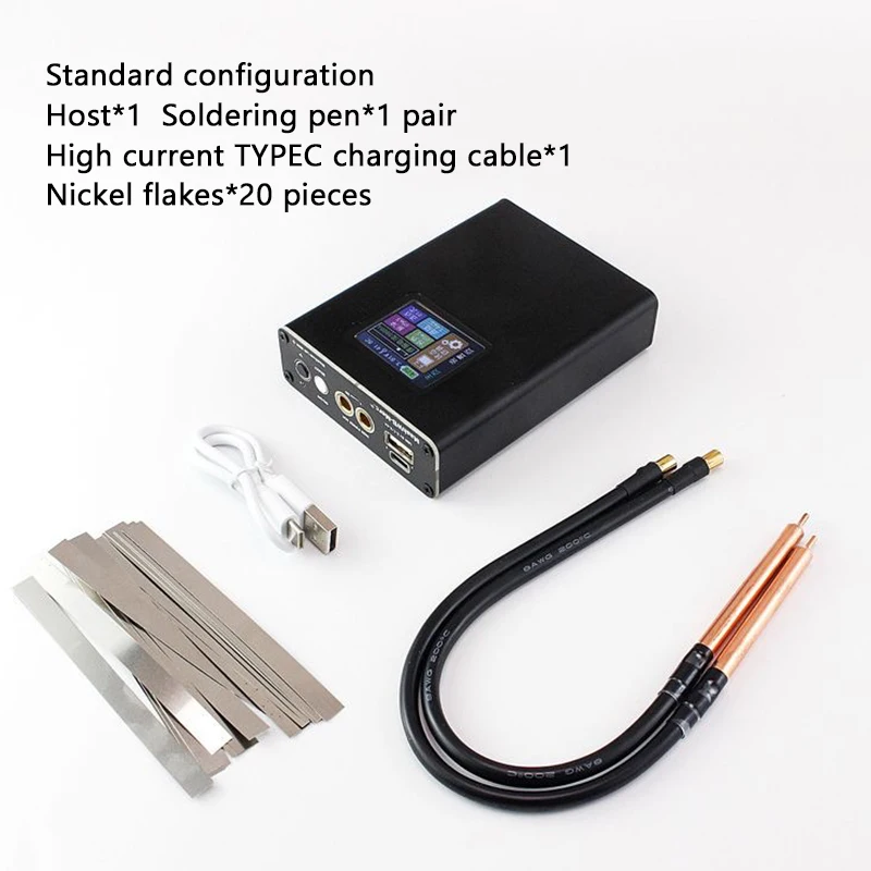 Draagbare Puntlasmachine Kleurenscherm Kleine Mini 18650 Lithium Batterij Mobiele Telefoon Batterij Diy Full Kit Stomlassen