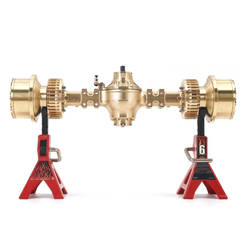 JDM Metal Side Reduction Rear Axle Front Axles for 1/14 RC Hydraulic Loader JDM-198 ZW370 JDM-88 JDM-166 E450C Articulated Truck