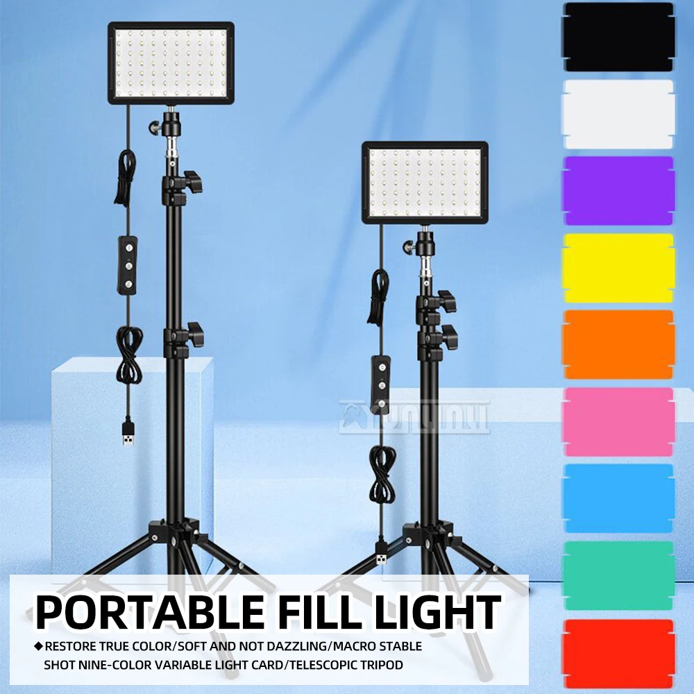 Video Light Camera Photography Lighting Kit