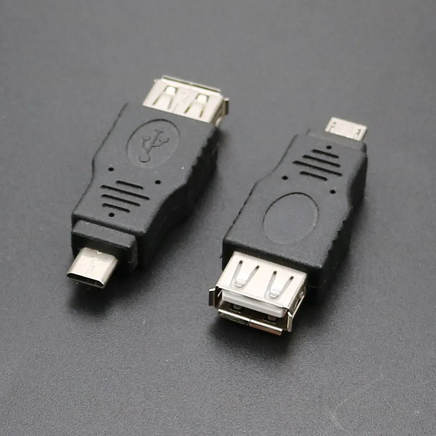 1PCS YuXi OTG Adapter USB 2.0 Type A Female to Mini 5Pin Micro USB to USB Male Adapter Converter usb 2.0 to Micro usb connector