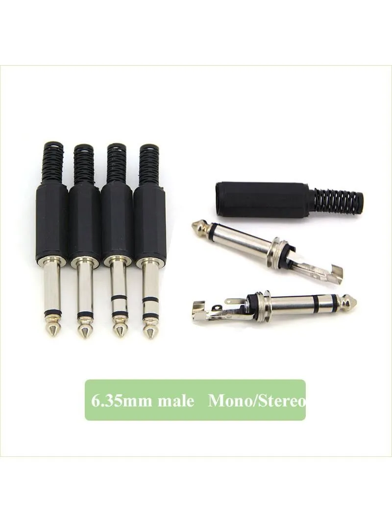 Prise mâle stéréo 6.35 6.5, 3 pôles/Mono 2 pôles, amplificateur 6.35mm, prise de Microphone, prise jack 6.35mm, connecteur Audio 6.5mm W28