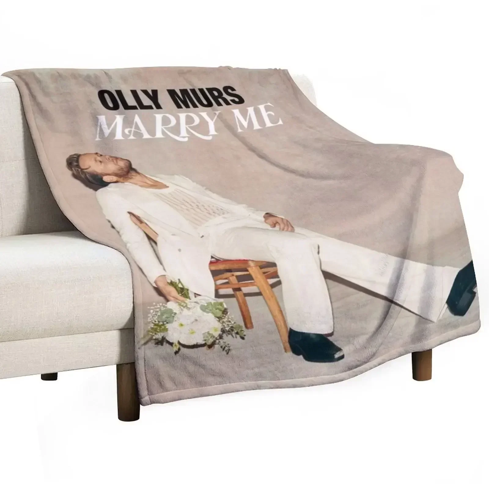 

Olly Marry Me UK 2023 Throw Blanket Men's Soft Warm Throw Blanket for Couch