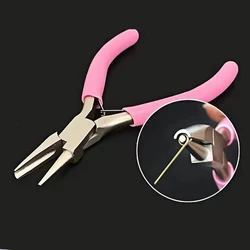 Mini 5Inch Round Concave Pliers Wire Looping Pliers Precision Jewelry Pliers Wire Looping Pliers for DIY Jewelry Making