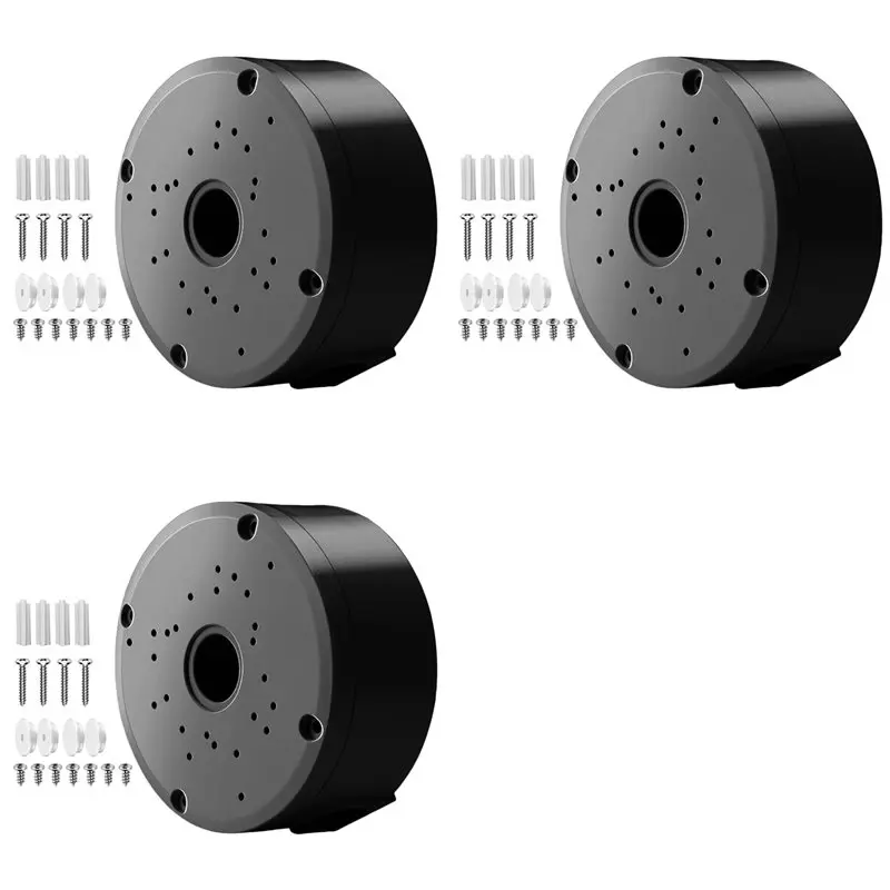 FULL-3X Camera Junction Box Cable Deep Base For Dome/IP Camera Waterproof Mount Bracket Surveillance Dome Brackets