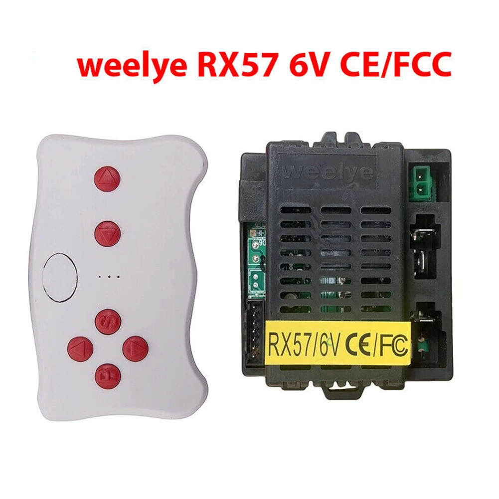 6-12V 1 Set Weelye RX57 Kids Electric Car Bluetooths Remotes Control Receiver CE/FCC Kids Electric Car 2.4G Transmitter
