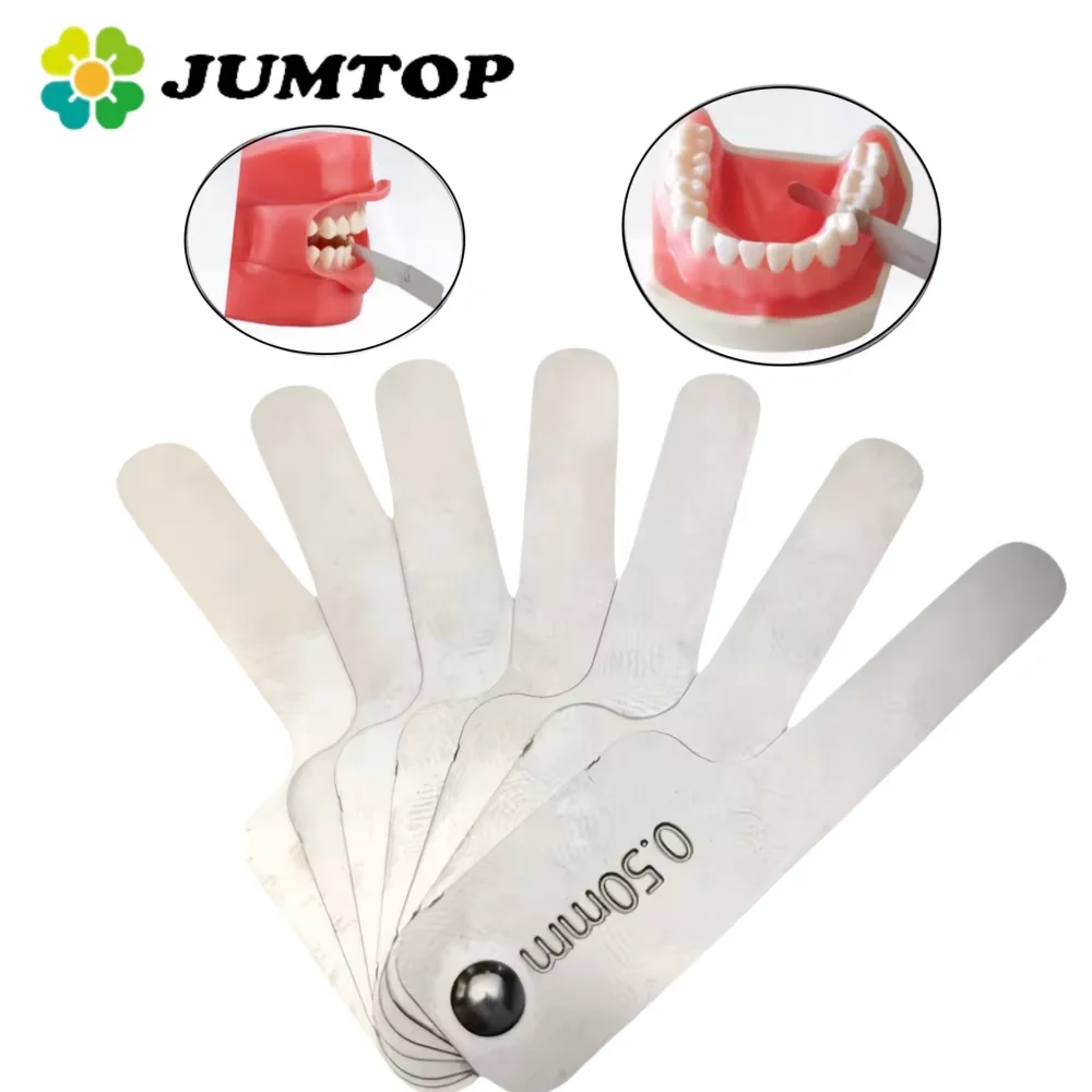 

Professional Stainless Steel Dental IPR Gauge - Orthodontic Interproximal Reduction Tool for Precise Enamel Stripping & Tooth