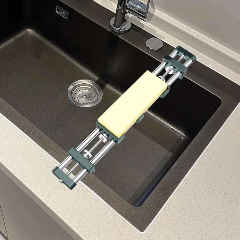 Aluminum alloy water whetstone fixing bracket Sink whetstone bracket adjustable