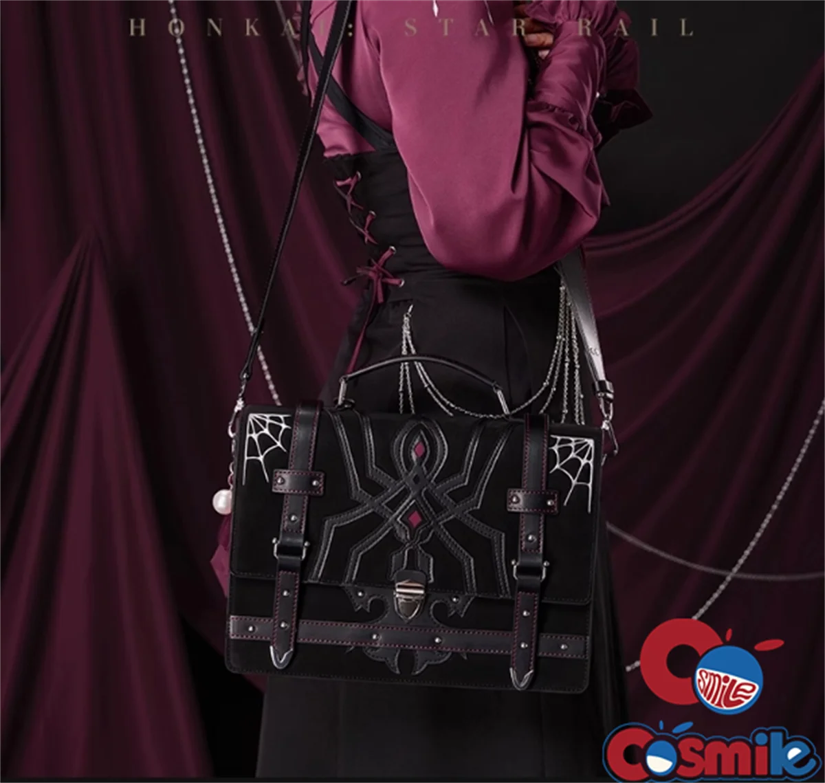 Cosmile miHoYo Official Game Honkai: Star Rail Kafka Handbag For Women Men Shouder Bag Coroobody Accessories Lolita JK Prop