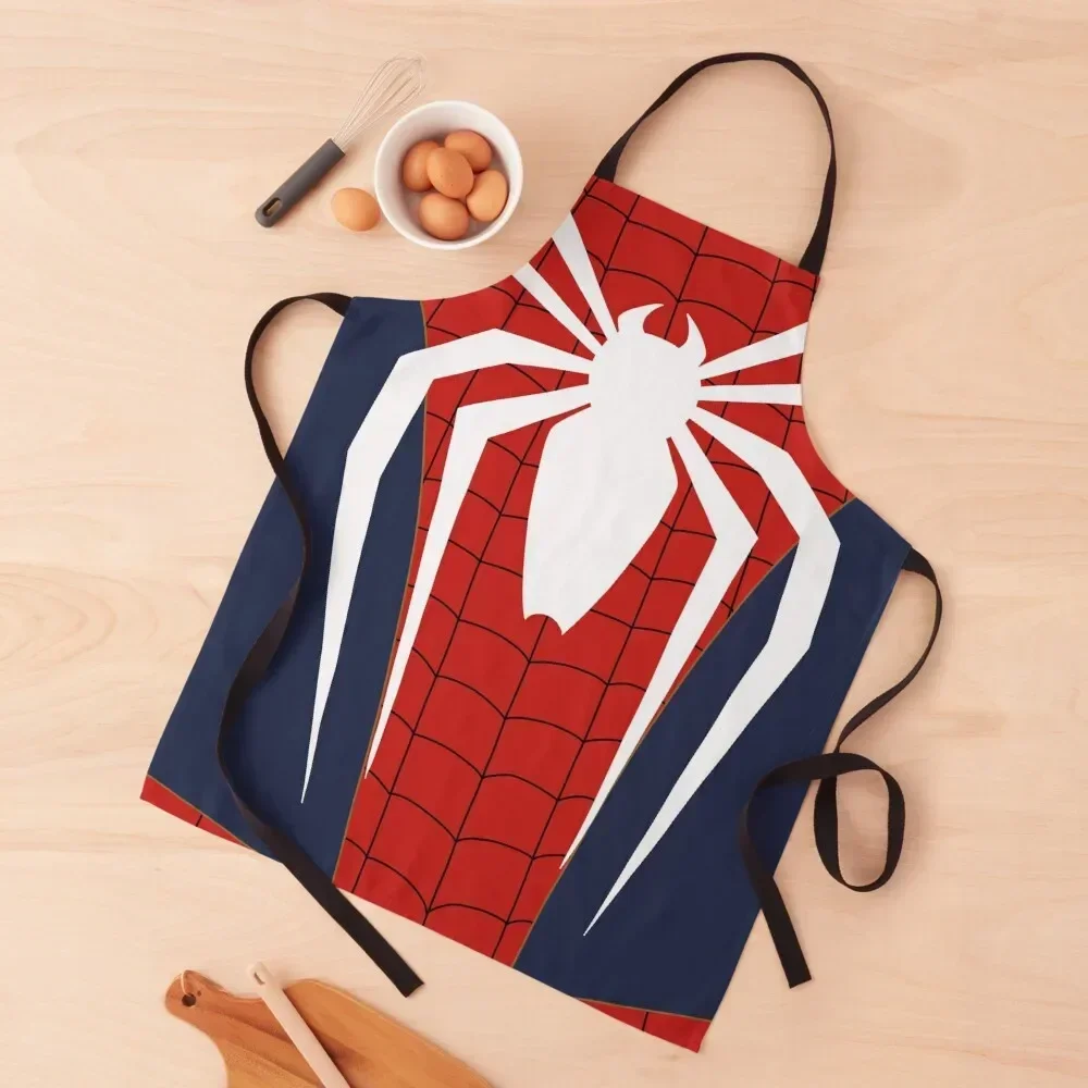 White Spidey graphic Apron home women Men'ss Kitchen For Women Waterproof women Apron