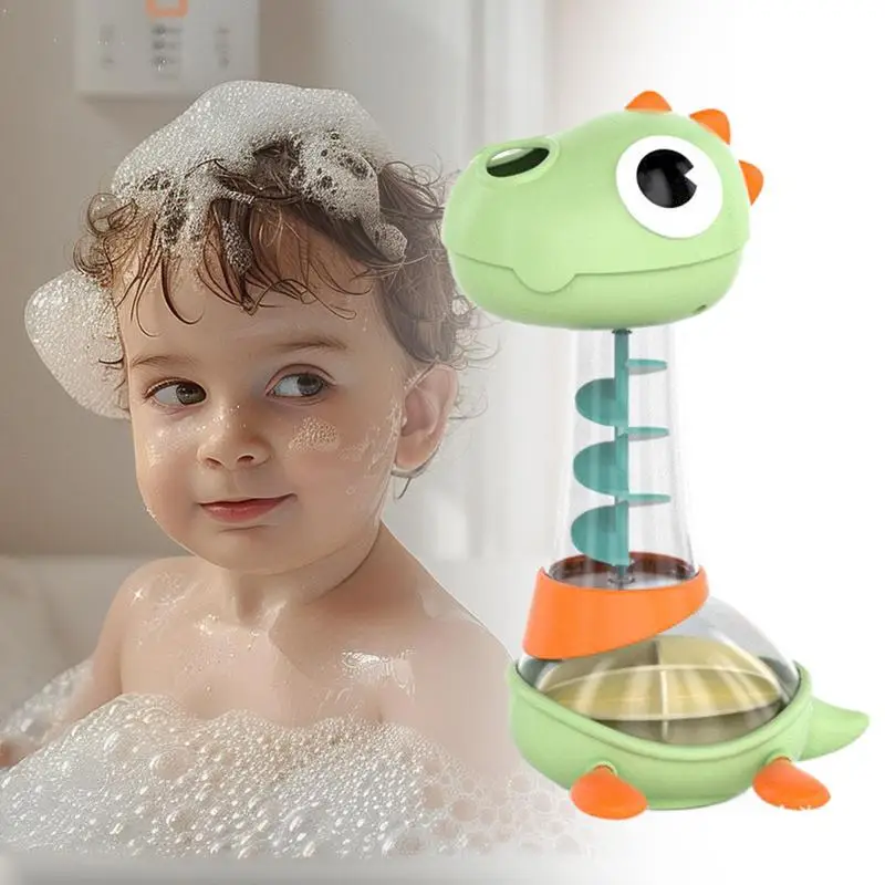 Sprinkle Bath Toy Cartoon Dinosaur Swimming Bath Toys Creative Pool Toys Interactive Toddler Water Toys Animal Raining Water