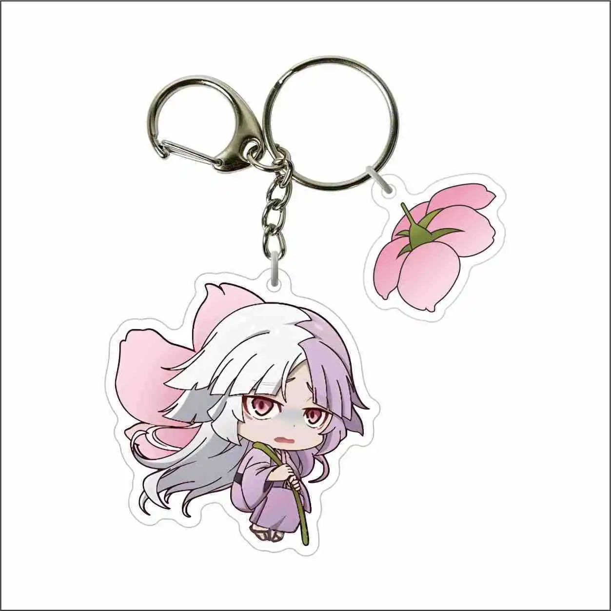 Double Layer Double-sided Animation Derivatives Nakajima Atsushi Dazai Osamu Ryunosuke Akutagawa Key Chain Creative Present