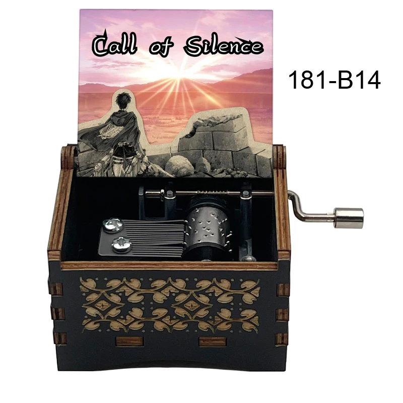 Call of Silence Music Box Anime Titan Musical Theme 18 Note Movement Attack On Friends Birthday Thanksgiving Christmas Souvenir