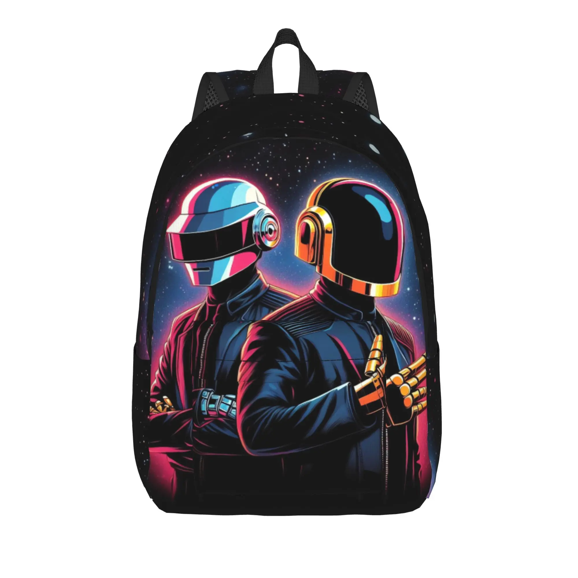 Daft Punk Electronic Music Backpack  Outdoor Backpacks Youth Kawaii School Bags Designer Durable Rucksack