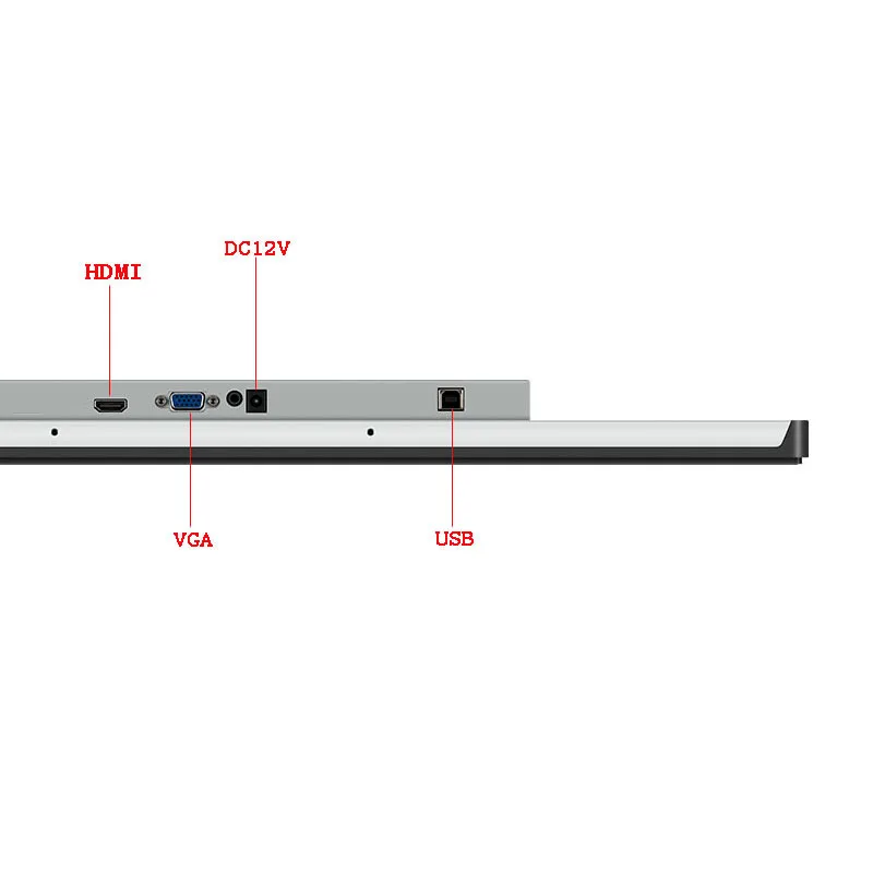 19 inch POS Kiosk ATM touch screen monitor with high brightness