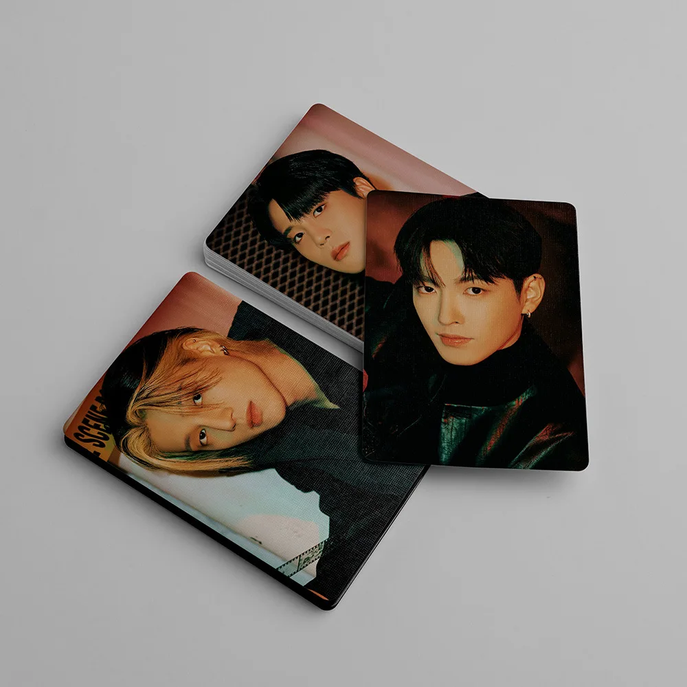 55pcs/set Kpop ATEEZ Lomo Cards Photo Album 2024 SEASONS GREETINGS Series ATEEZ Photocards HD Photo