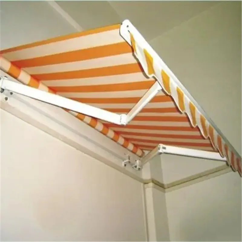 Outdoor courtyard balcony rooftop, Chinese old Beijing folding sun umbrella, large stall glass fiber round umbrella