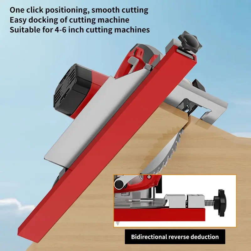 

1pc Circular Saw Guide Rail, Precision Adjustable Cutting Machine Base Guide For Woodworking, Cutting Guide Cutting And Milling
