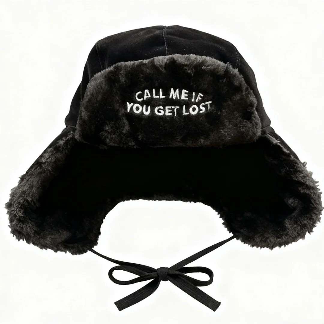 قبعة الطيار الرجعية القطيفة نمط الطيار شتاء دافئ حماية الأذن للتزلج ركوب الدراجات العصرية الرجال النساء #4