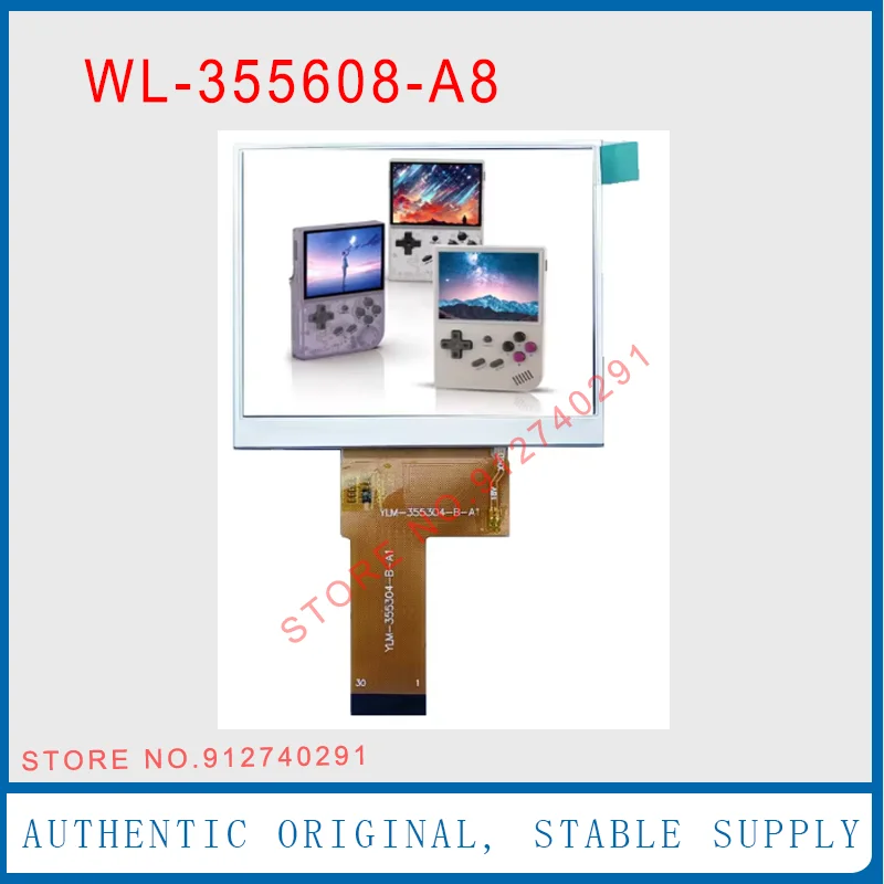 Original New 3.5 Inch WL-355608-A8 Multipurpose LCD Display Screen 54 Pin WL355608A8 LCD Panel Monitor