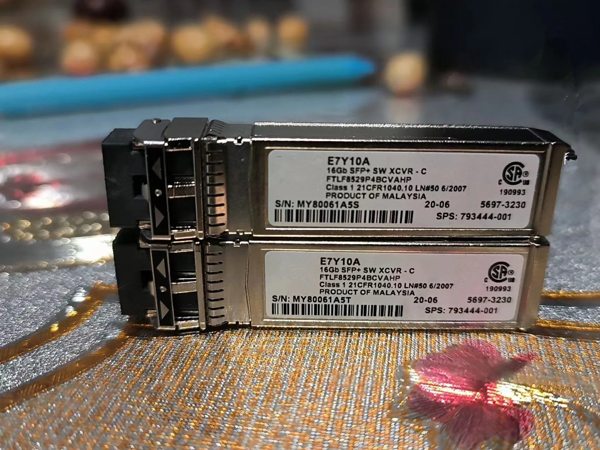 850NM 16G Switch Transceiver E7Y09A E7Y10A FTLF8529P4BCVAHP 793443-001/793444-001 16GB SFP+ XCVR SW Optical Fiber Module